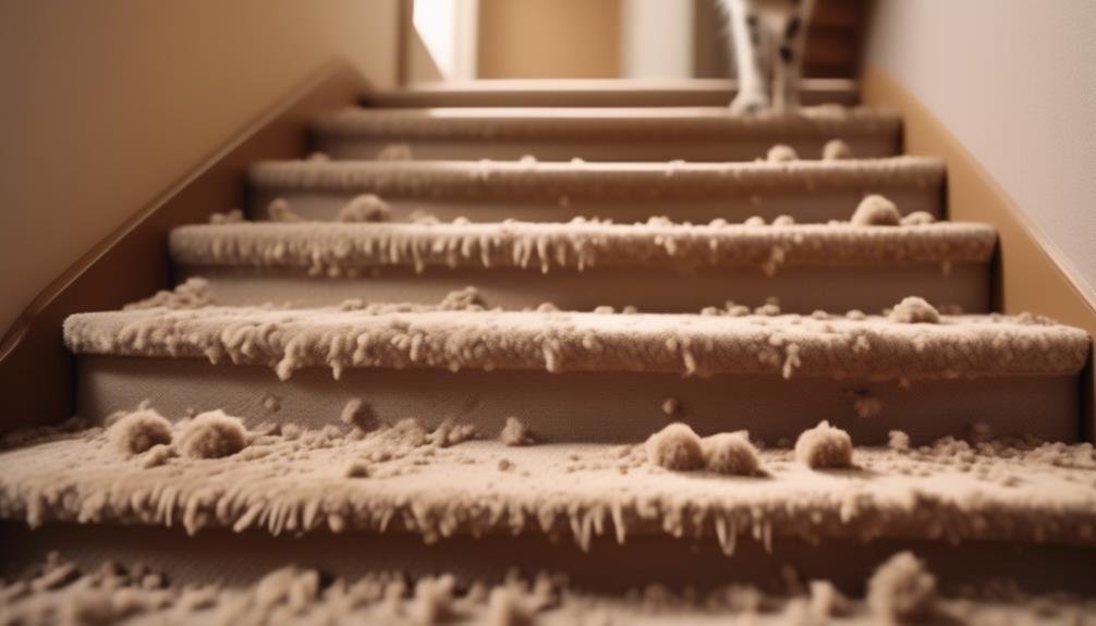 choosing carpet cleaner for pet messes on stairs