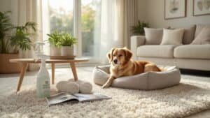 easy dog urine carpet removal