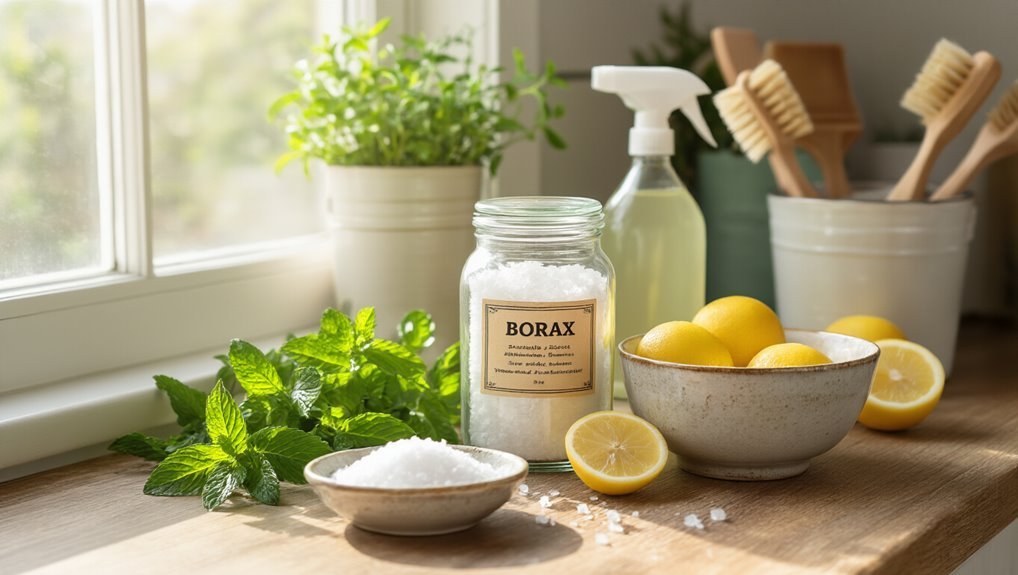 salt borax vinegar paste