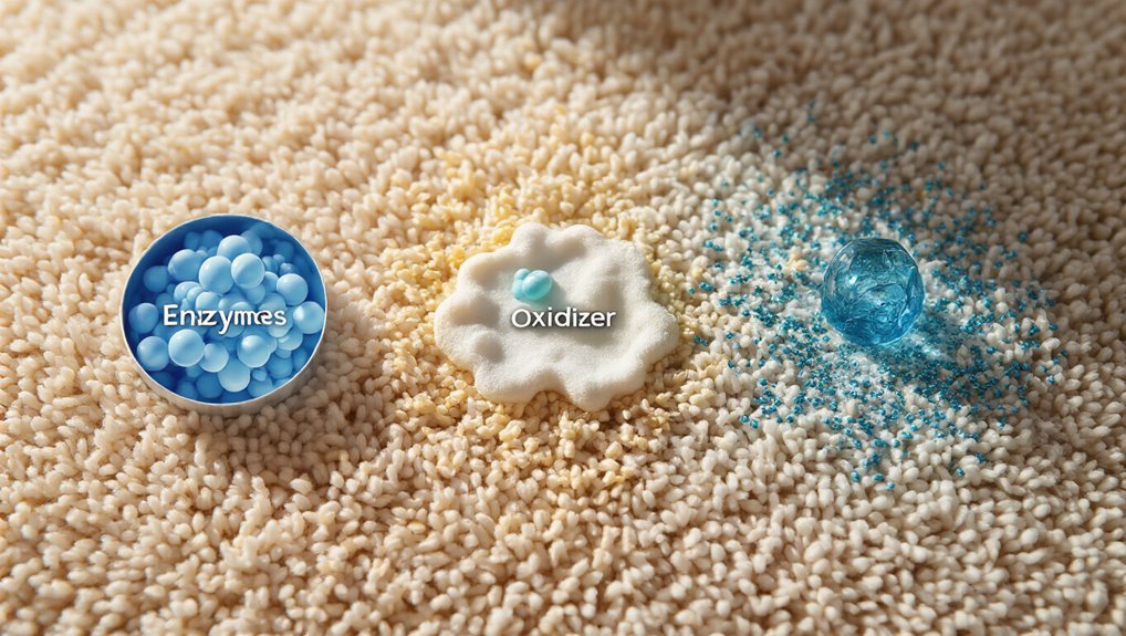 enzymes oxidizers encapsulation cleaners